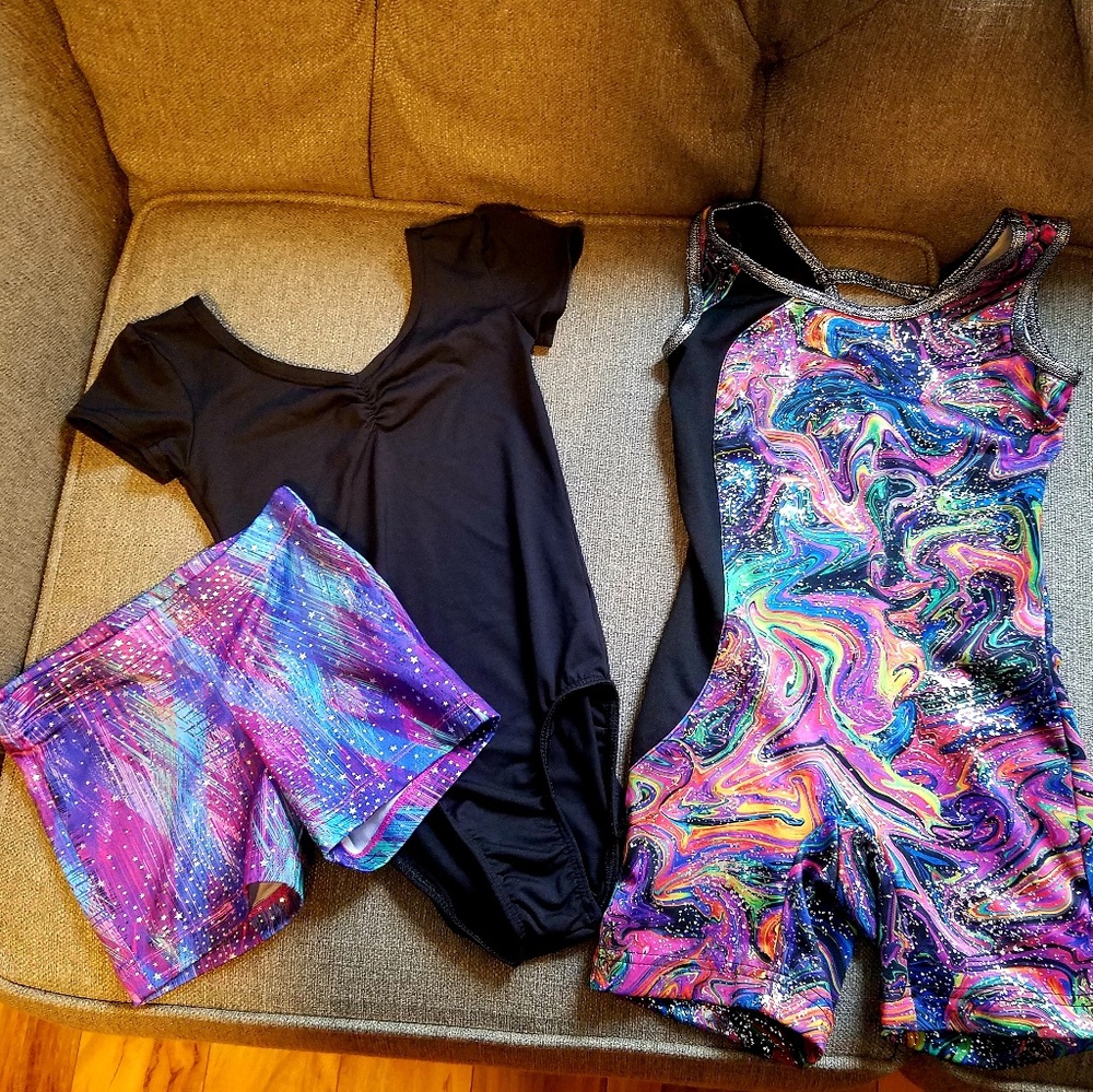 Danskin Girls Gymnastics Outfits